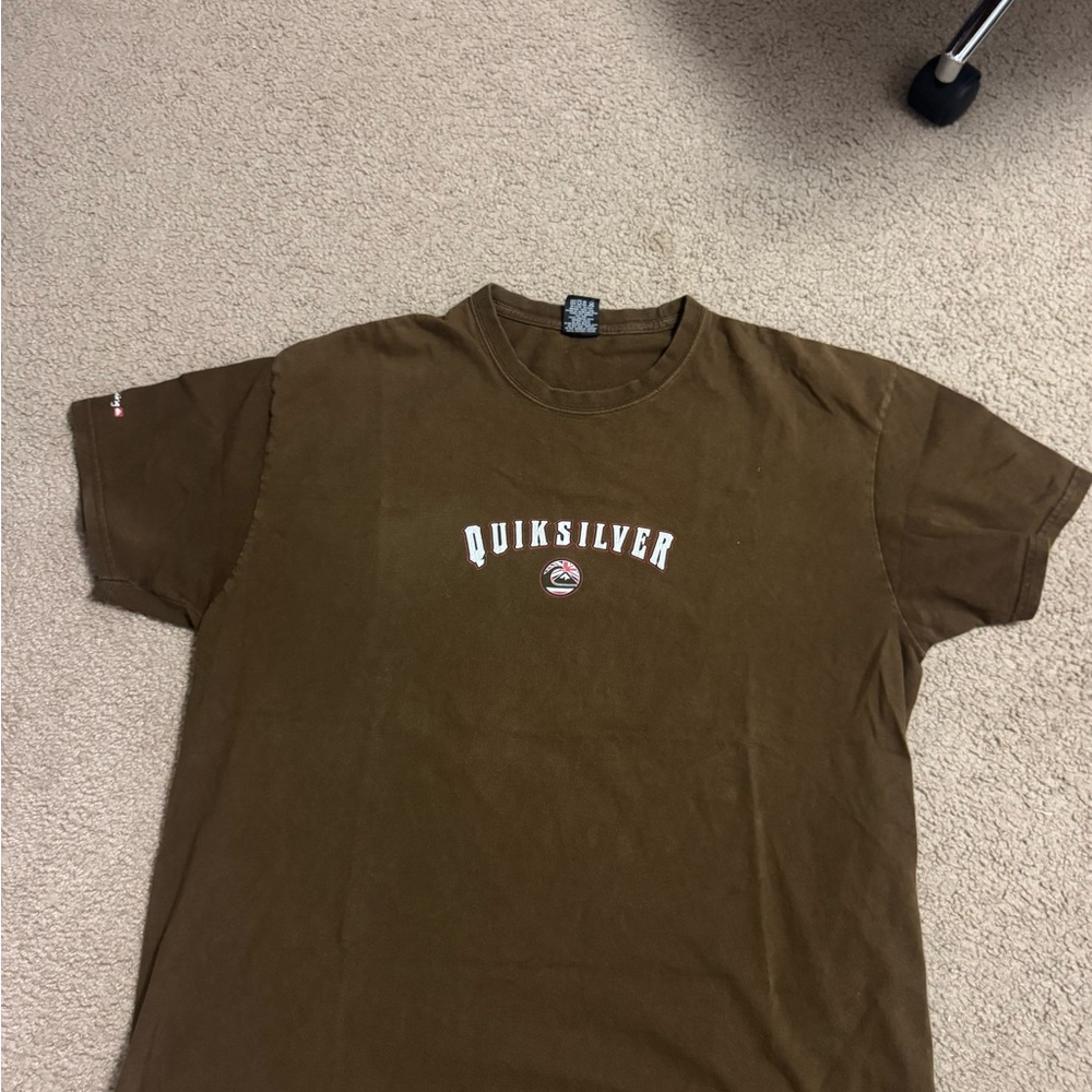 Quiksilver  Brown Men's Tee
